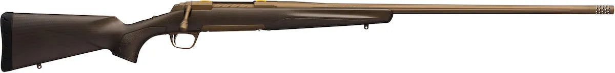 Long Range Burnt Bronze Bolt-Action Rifle