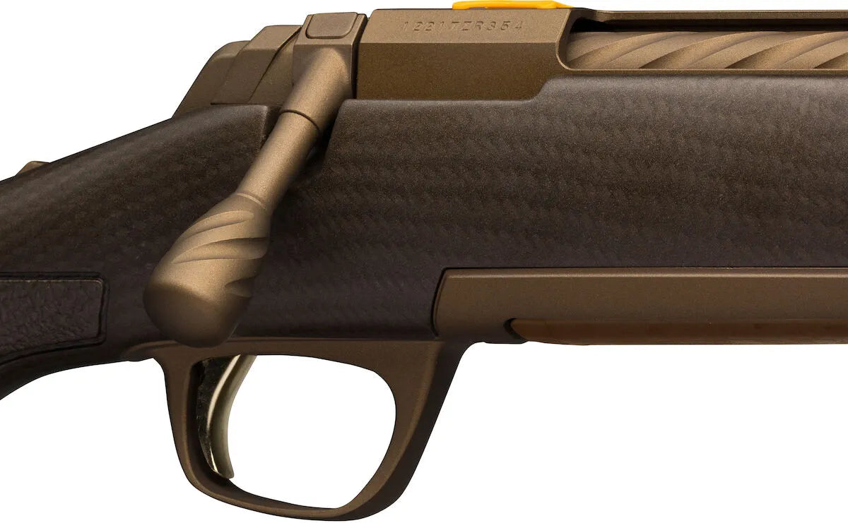 Long Range Burnt Bronze Bolt-Action Rifle