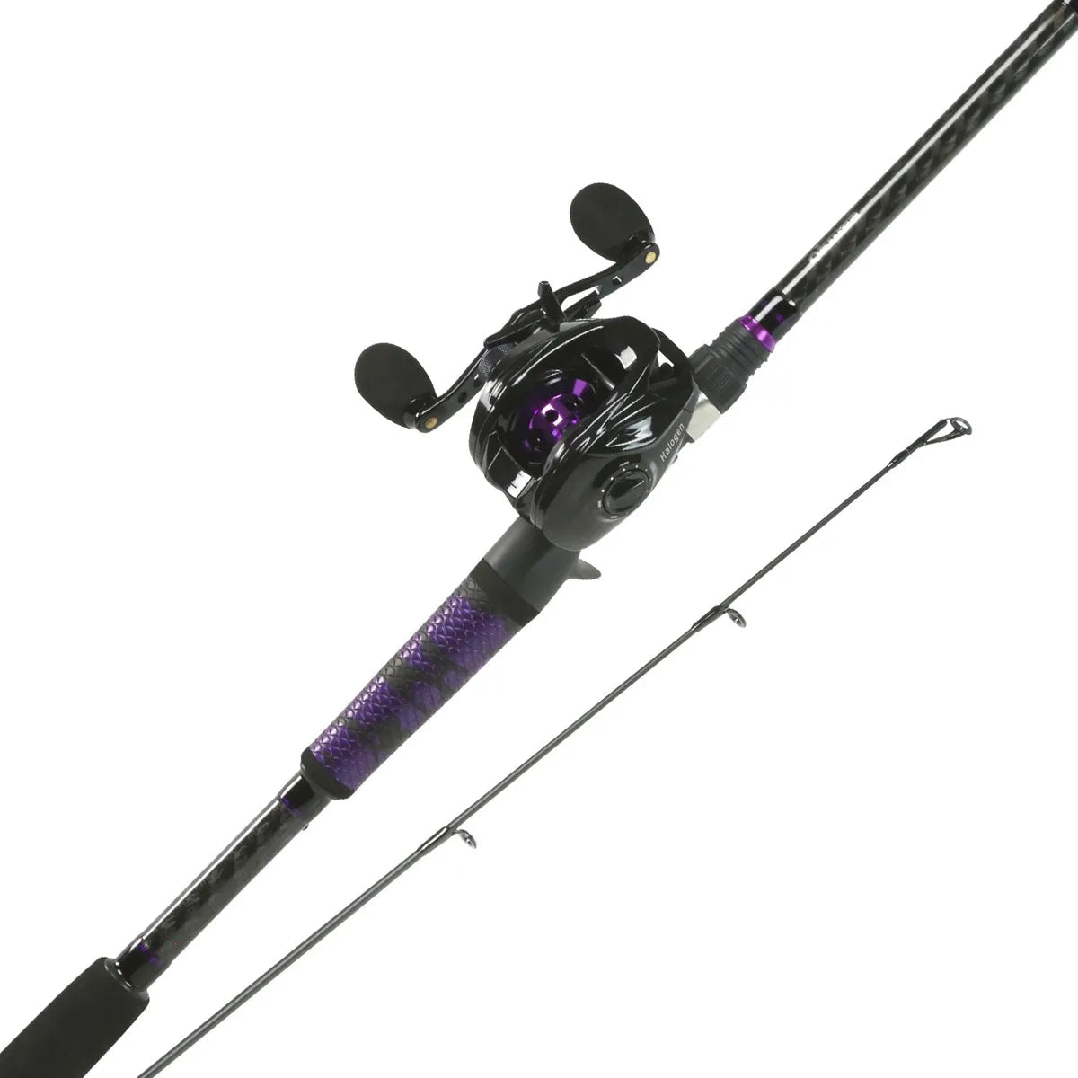 Halogen Baitcasting Rod and Reel Combo - 1 pc