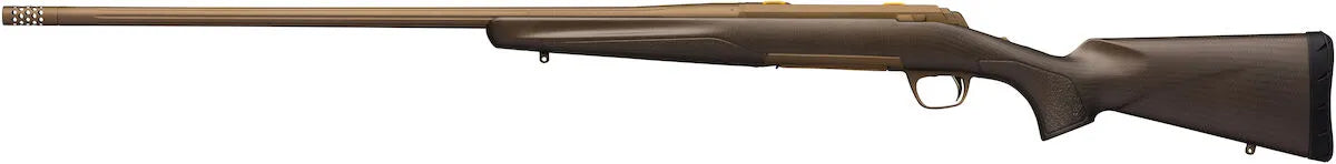 Long Range Burnt Bronze Bolt-Action Rifle