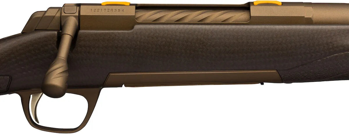 Long Range Burnt Bronze Bolt-Action Rifle