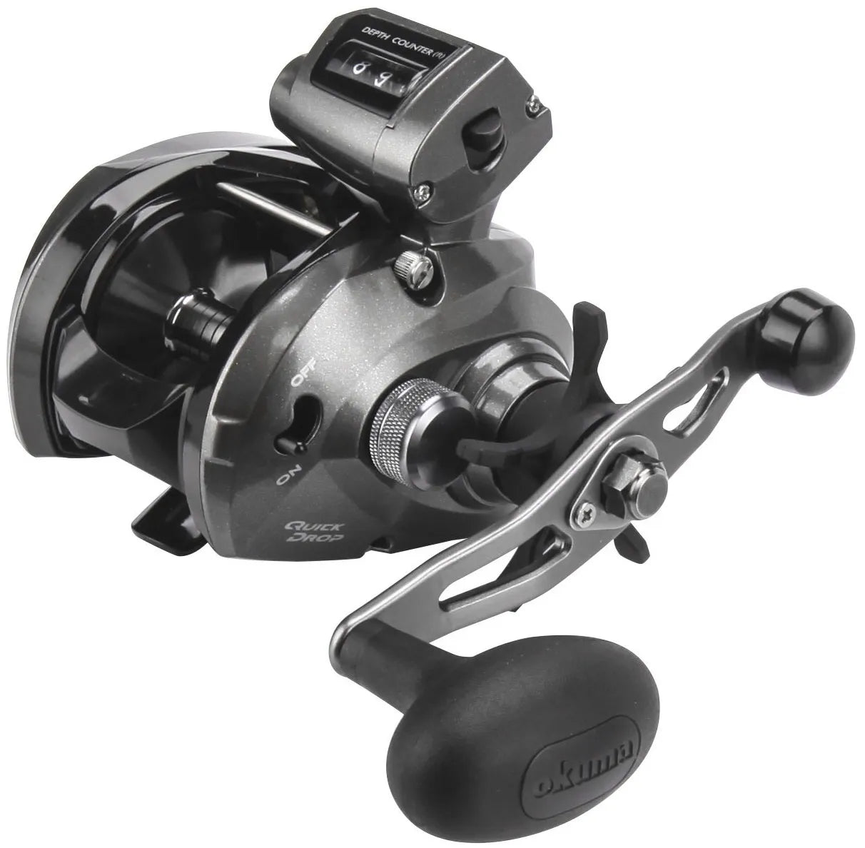 Coldwater 300 Low Profile Line Counter Left-Handed Trolling Reel