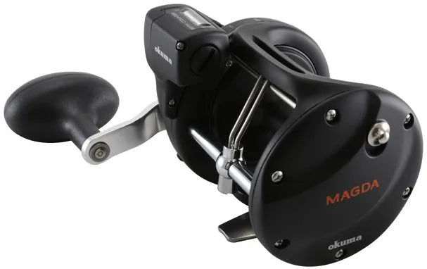 Magda Pro DXT Line Counter Left Handed Trolling Reel