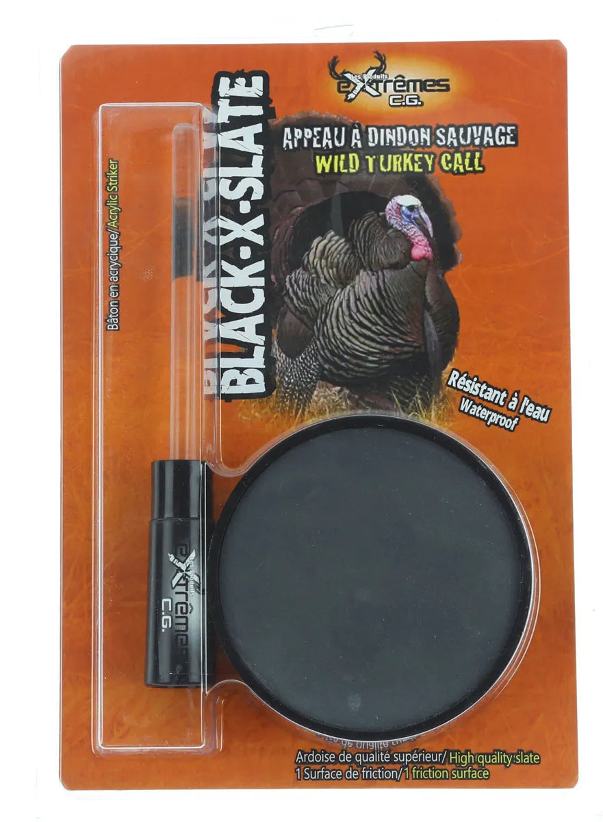Black X Slate Hen Hunting Pot Call
